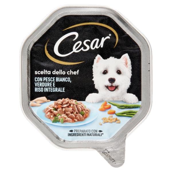 Cesar scelta dello chef con Pesce Bianco, Verdure e Riso Integrale 150 g