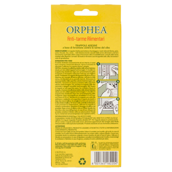 Orphea Anti-tarme Alimentari 3 x 5,8 g