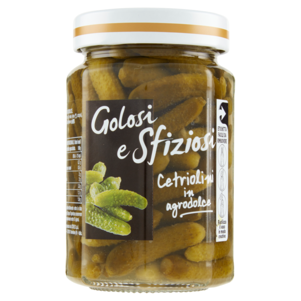 Golosi e Sfiziosi Cetriolini in agrodolce 290 g