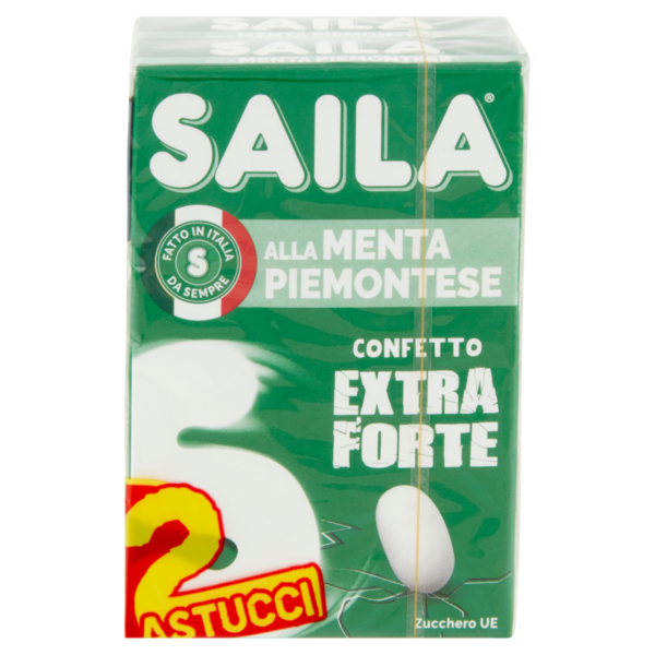 Saila alla Menta Piemontese Confetto Extra Forte 2 x 45 g