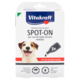 Vitakraft Fiprovit 67mg soluzione Spot-On per cani di taglia piccola Fipronil 3 x 0,67 ml