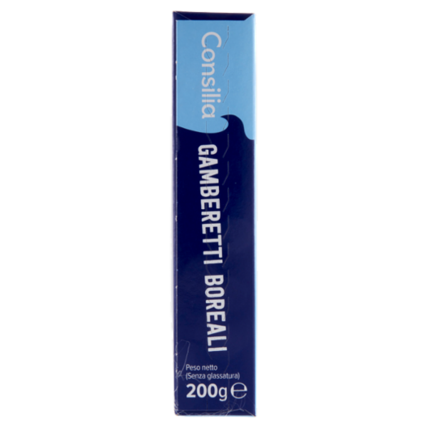 Consilia Gamberetti Boreali Cotti Sgusciati e Surgelati 200 g