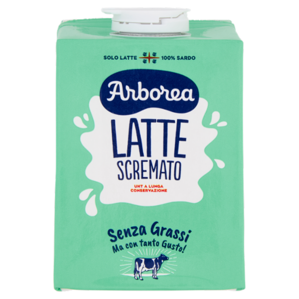 Arborea Latte Scremato UHT a lunga conservazione 0,1% di Grassi 500 ml