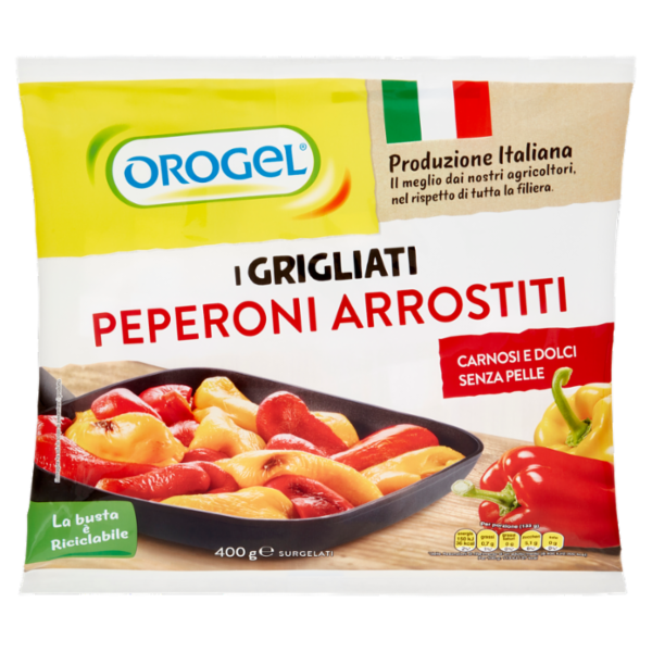 Orogel i Grigliati Peperoni Arrostiti Surgelati 400 g