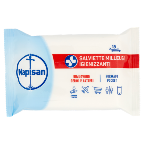 Napisan Salviette Milleusi Igienizzanti 15 pz