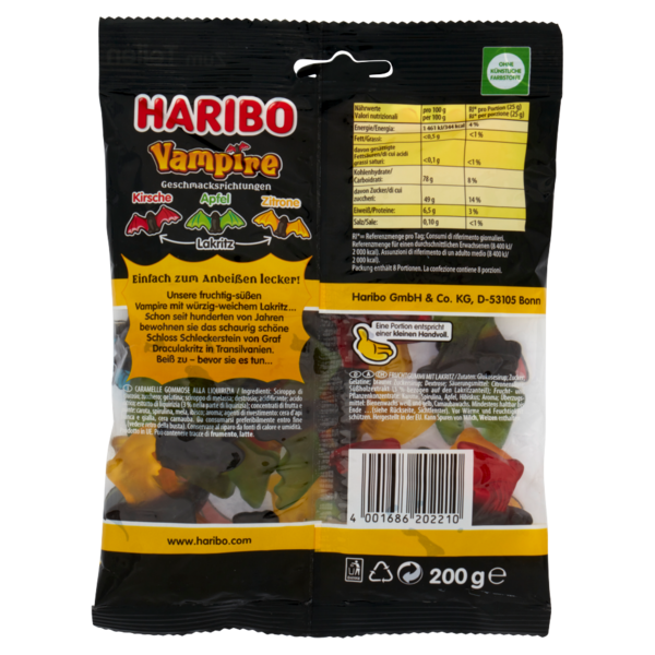 Haribo Vampire 200 g
