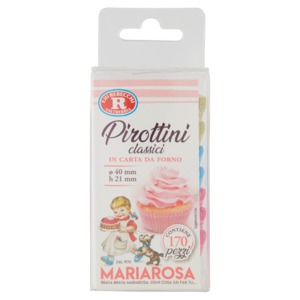 Mariarosa Pirottini Classici In Carta Da Forno ø 40mm h 21mm 170 Pz