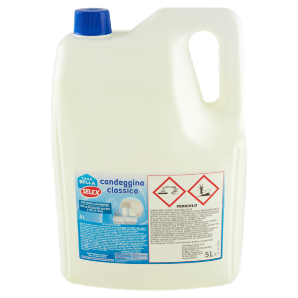 Selex Casa Bella Candeggina Classica con Tappo Salvabimbo 5 L