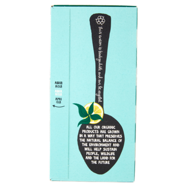 CUPPER Tè Verde al Limone Aloe Vera Bio Fairtrade, Tè con Gusto Vivace e Agrumato, 20 Bustine 37 g