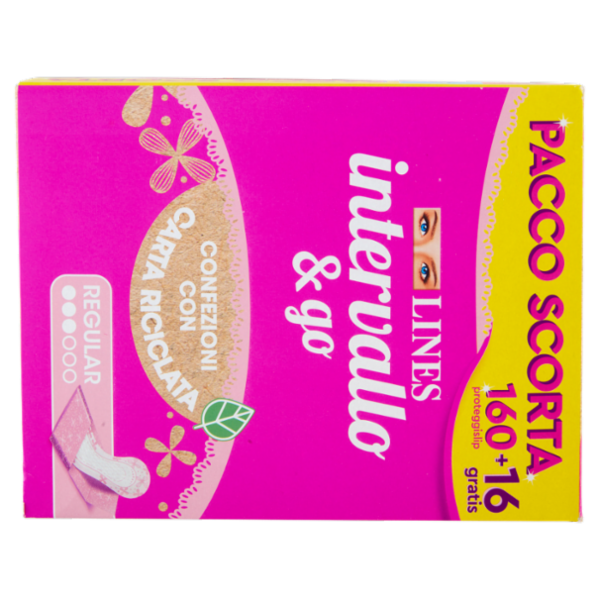 Lines intervallo & go Regular 160+16 pz