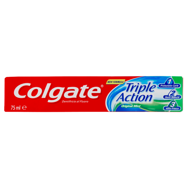 Colgate dentifricio Triple Action protezione carie 75 ml