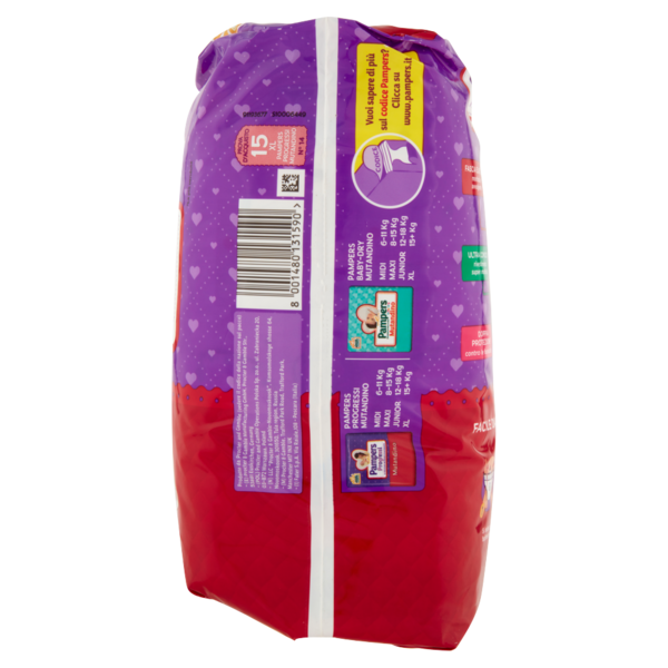 Pampers Progressi Mutandino 6 Extra Large x15