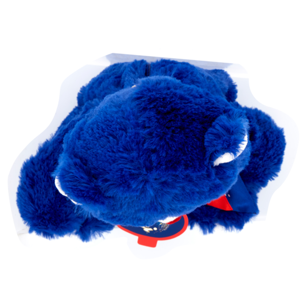 BACI PERUGINA Orsetto Blu Peluche con cioccolatini fondenti ripieni al gianduia e nocciole 150g