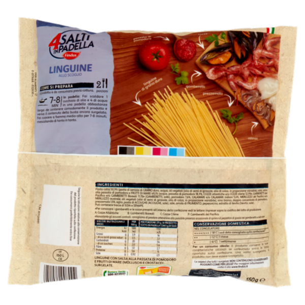 4 Salti in Padella Findus Linguine allo Scoglio 550 g
