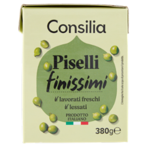 Consilia Piselli Finissimi Lessati 380 g