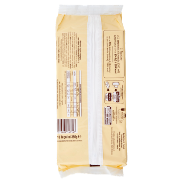 Mulino Bianco Tegolino Merenda senza Additivi Conservanti 10 pezzi 350 g