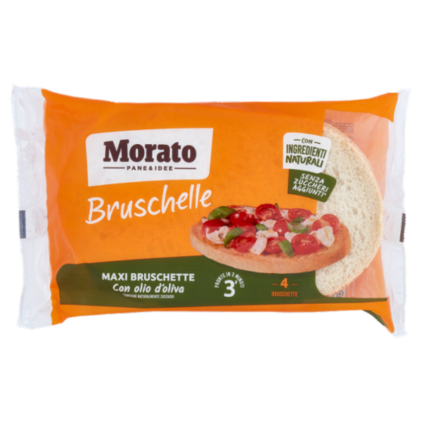 Morato Bruschelle Maxi Bruschette con olio d'oliva 4 x 100 g