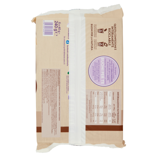 Bauli Croissant Buon Essere Integrale 6 x 40 g