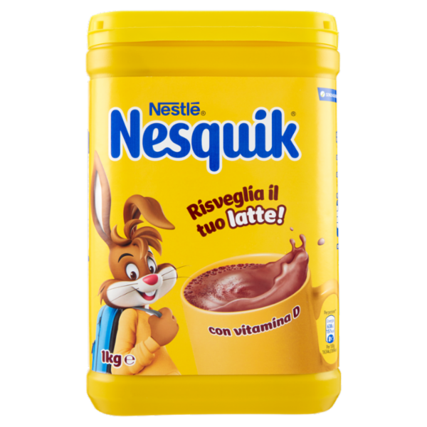 NESQUIK Preparato Solubile per Bevanda con Cacao Magro barattolo 1 Kg