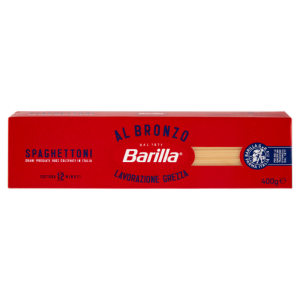Barilla Pasta Al Bronzo Spaghettoni 100% grano italiano 400g