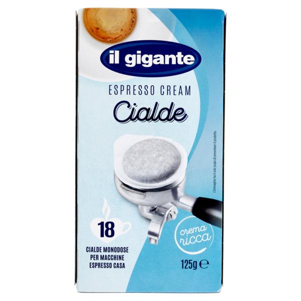 IL GIGANTE Espresso Cream Cialde 18 cialde 125 g