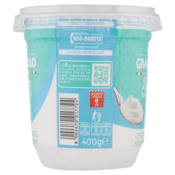 Granarolo Bianco Naturale 400 g