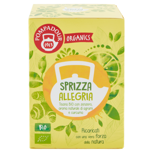 Pompadour Organics Sprizza Allegria Bio 15 x 1,8 g