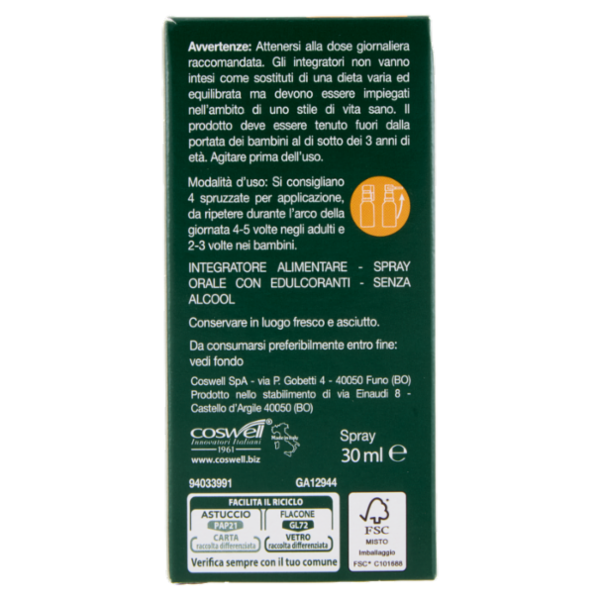 L'Angelica Integratori Nutraceutici Propoli Gola Spray 30 ml