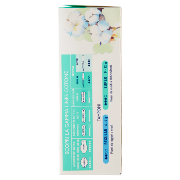 Lines Cotone Tamponi Super x16