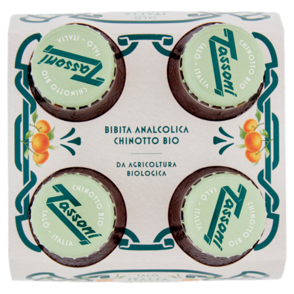 Tassoni Chinotto Bio 4 x 180 ml