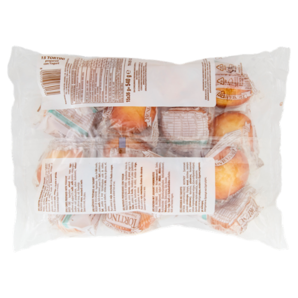 Beniamino tortini preparati con Yogurt 15 x 36 g