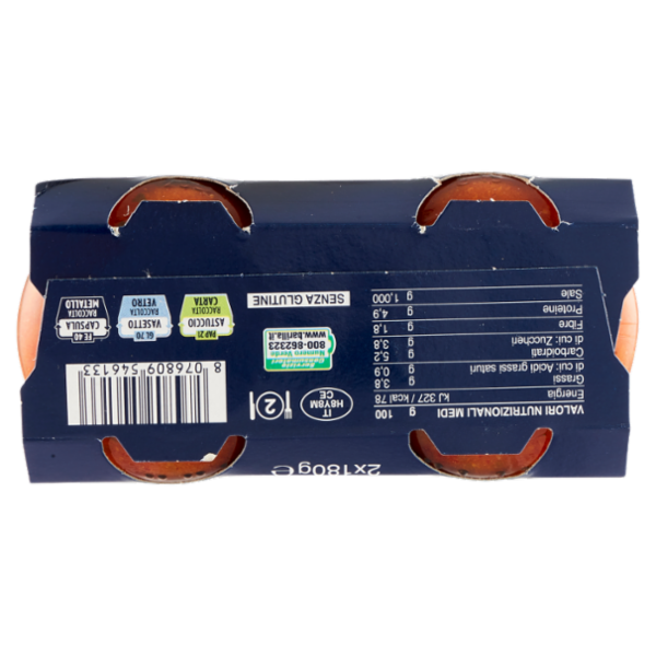 Barilla Sugo Ragù ai Funghi Condimento per Pasta 180gX2