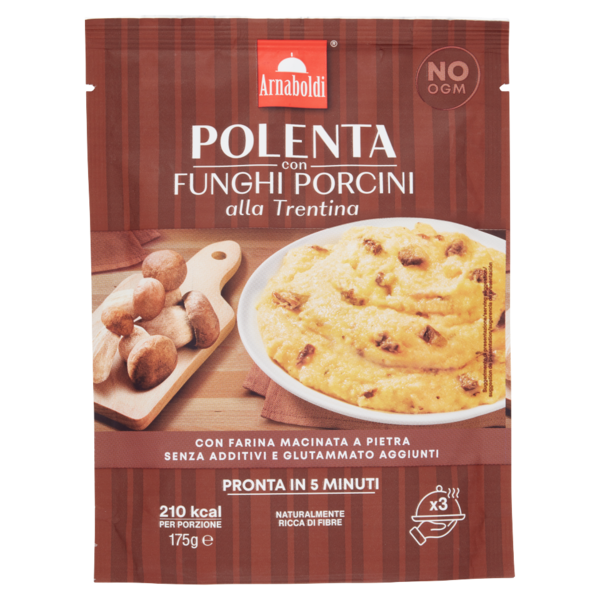 Arnaboldi Polenta con Funghi Porcini alla Trentina 175 g