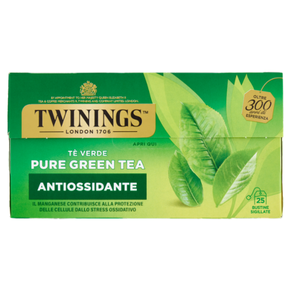 Twinings Tè Verde Pure Green Tea 25 x 2 g