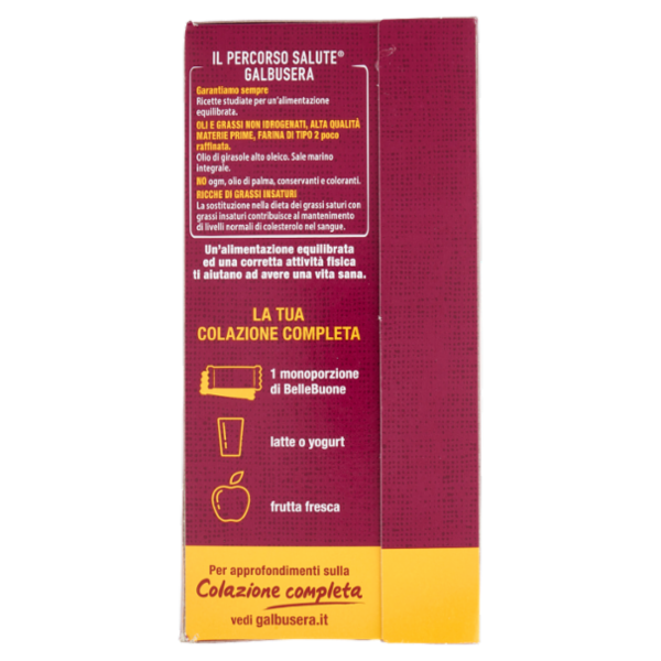 Galbusera BelleBuone 5 Colazioni Mirtilli rossi mandorle semi di zucca 5 x 40 g