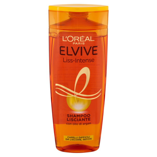 L'Oréal Paris Shampoo Elvive Liss Intense, Per Capelli Secchi, Difficili da Lisciare, 250 ml