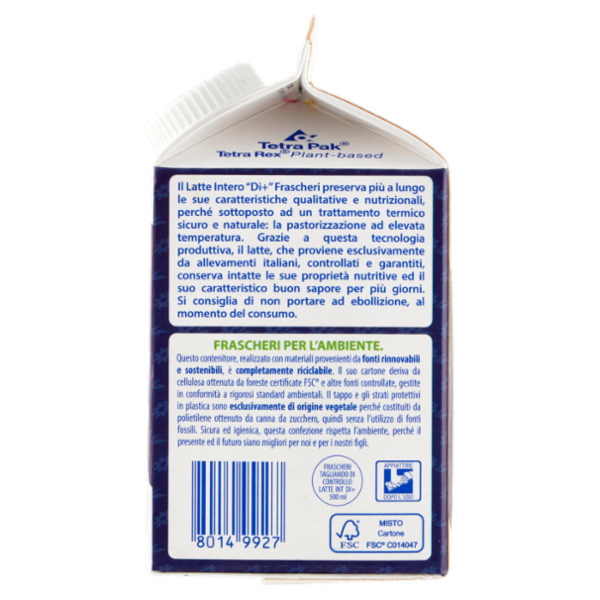 Frascheri latte intero di+ 500 ml