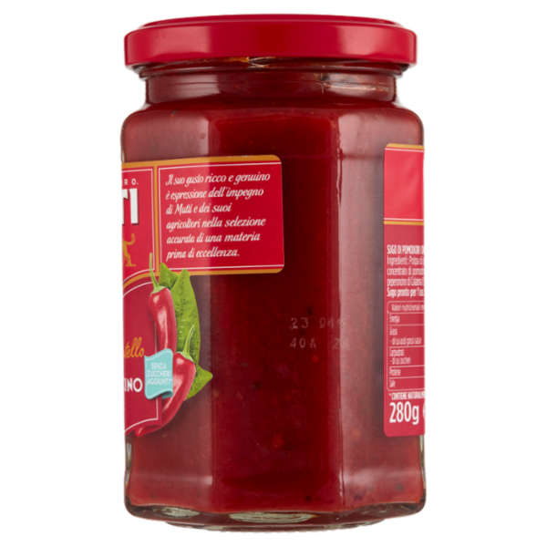 Mutti Sugo con Pomodoro Pizzutello e con Peperoncino Calabrese 280 g