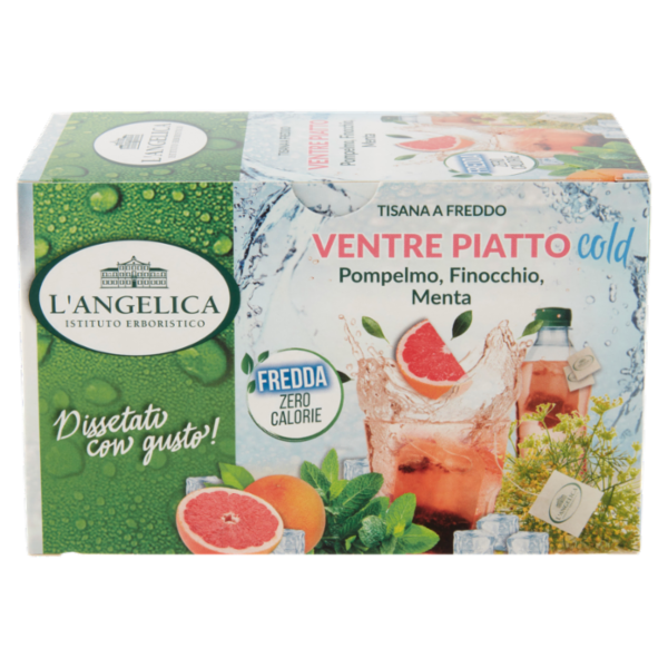 L'Angelica Tisana a Freddo Ventre Piatto cold 18 Filtri 36 g