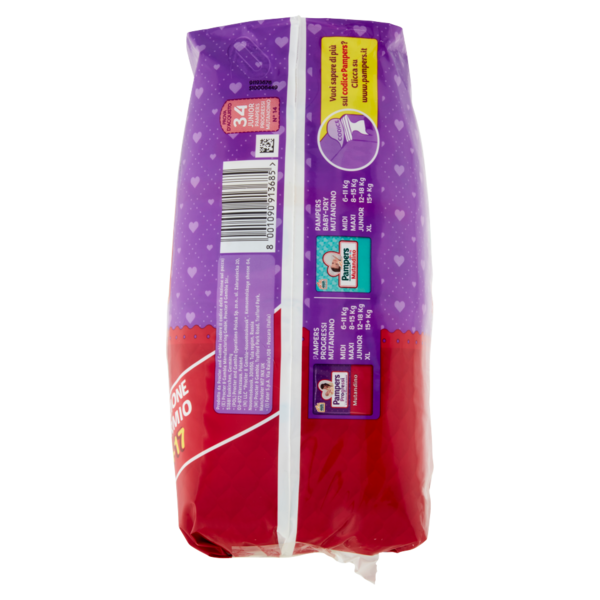 Pampers Progressi Mutandino 5 Junior 17+17 pz