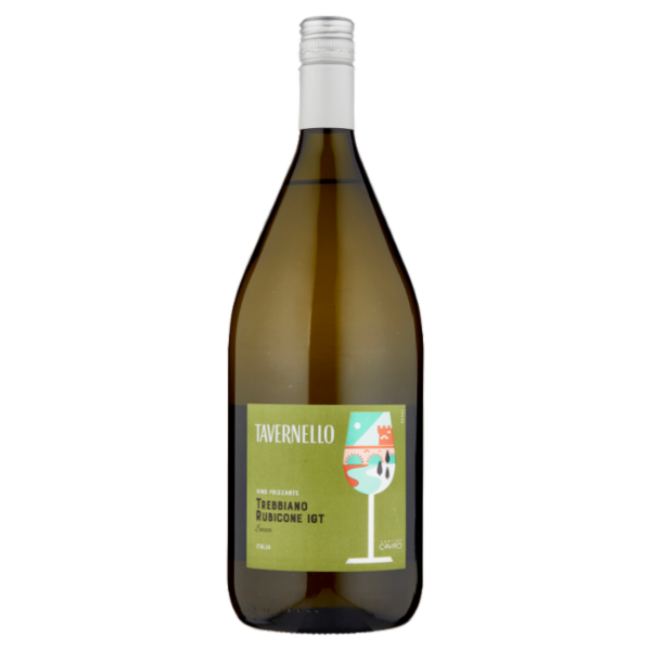 Tavernello Trebbiano Rubicone IGT Secco Vino Frizzante 1,5 L