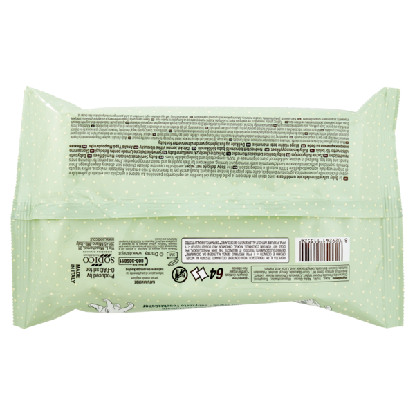 Naturaverde Baby Salviettine Delicate Umidificate Estratti Bio Disney baby 64 pz