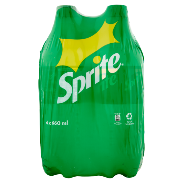 SPRITE, Bibita gassata 660 ml x4 (PET)