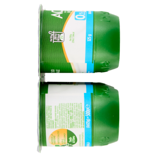 Activia 0% Grassi Bianco cereali 4 x 125 g