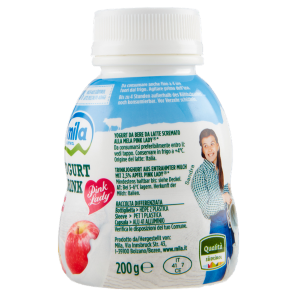 mila Yogurt da Bere Pink Lady Mela 200 g