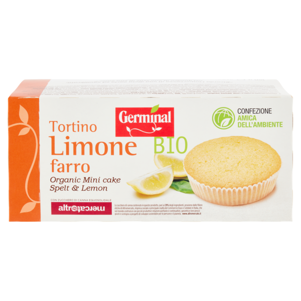 Germinal Bio Tortino Limone farro 4 x 45 g