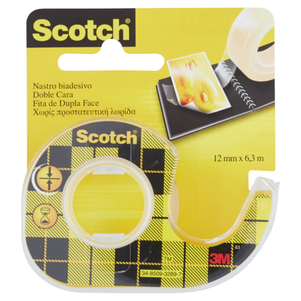 Scotch Nastro biadesivo 12 mm x 6,3 m