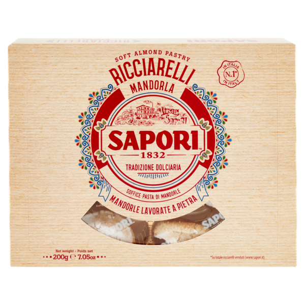 Sapori Ricciarelli Mandorla 200 g