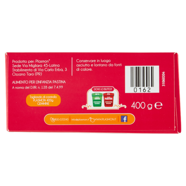 Plasmon la Pastina Gemmine 400 g