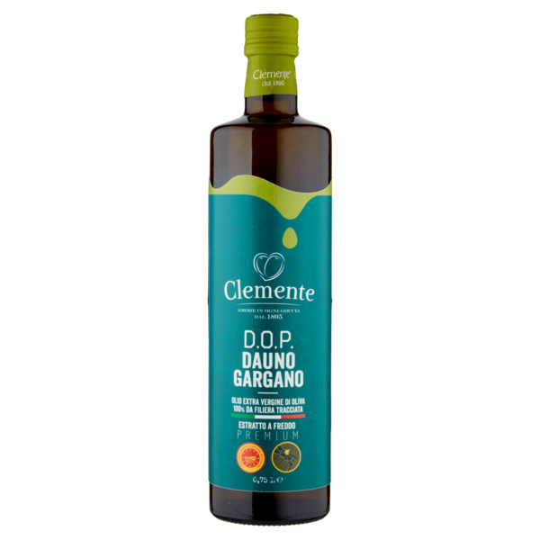 Clemente D.O.P. Dauno Gargano Olio Extra Vergine di Oliva Premium 0,75 L